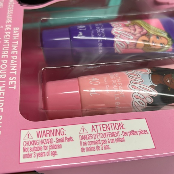 Barbie Bath Time Paint Set Including Paint Tubes & Paint Roller Stamp New Sealed - Picture 11 of 11